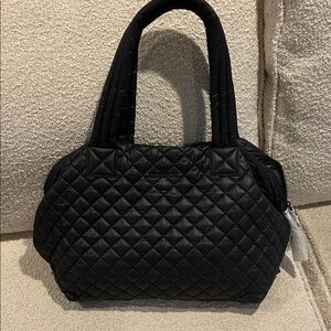 Black Quilted Women's Bag